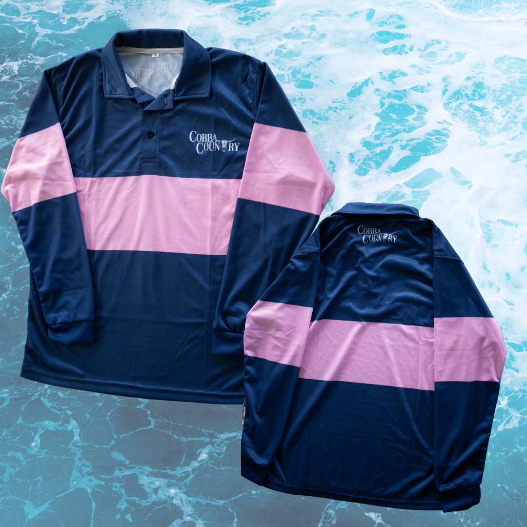 cobba_country_fishing_shirt_navy_pink_performance_outdoor_fishing.jpg