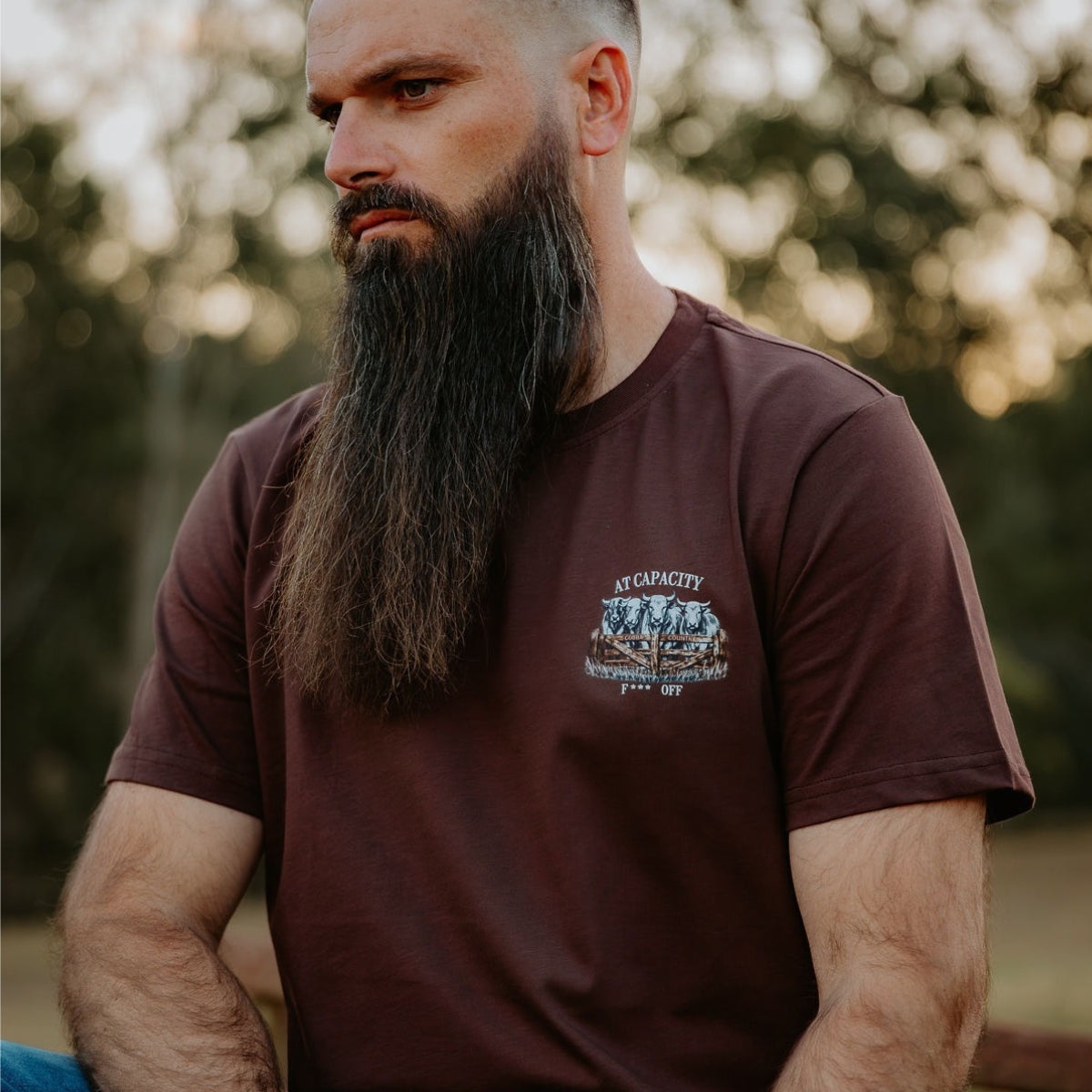 Men's At Capacity Tee - Brown
