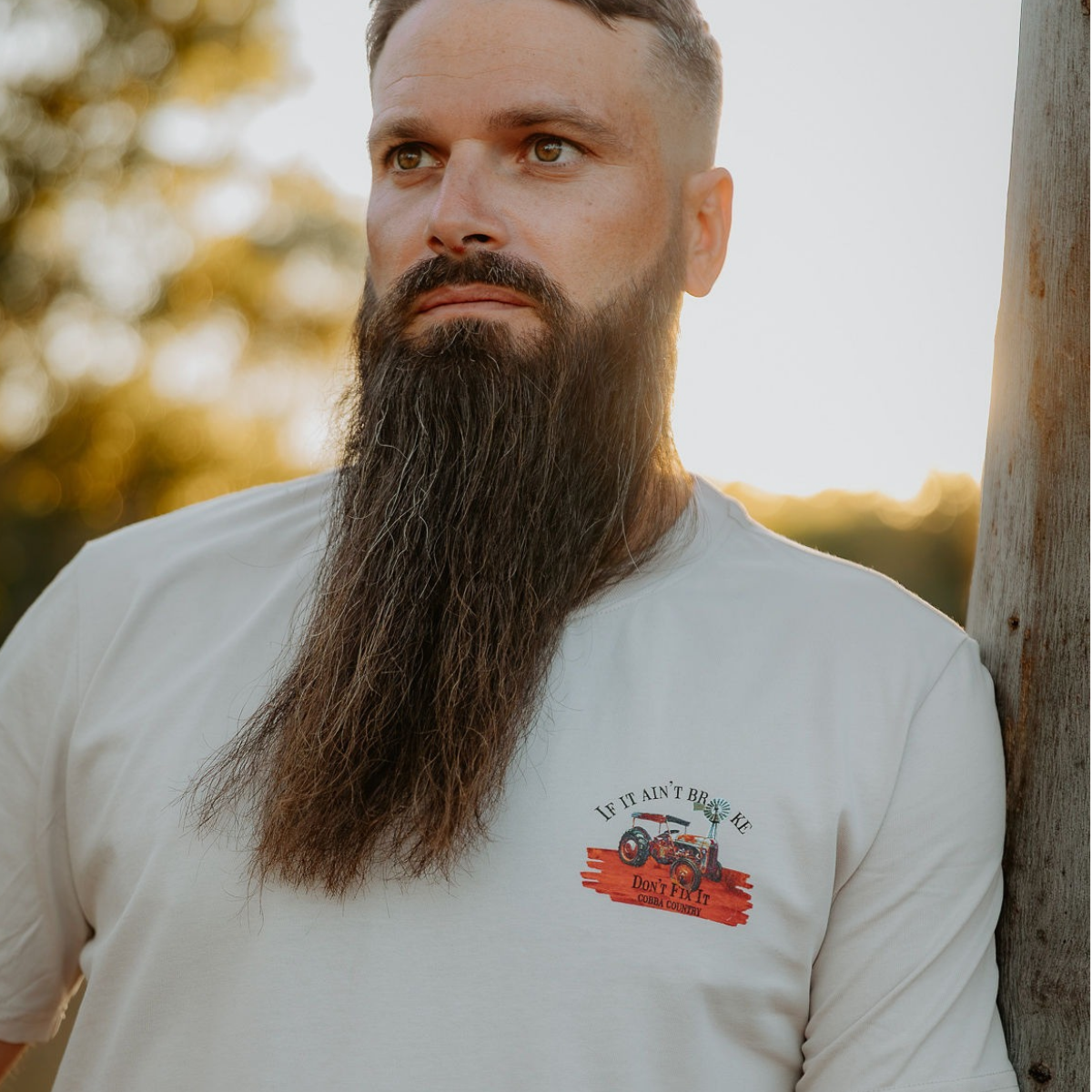 Men's If It Ain't Broke Don't Fix It Tee - Bone