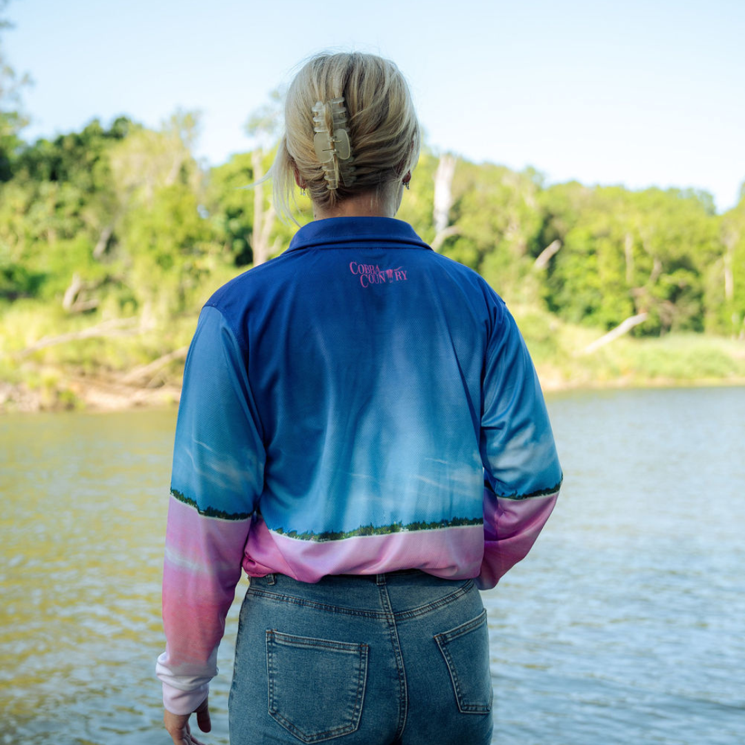 Fishing Shirt - Pink Lake