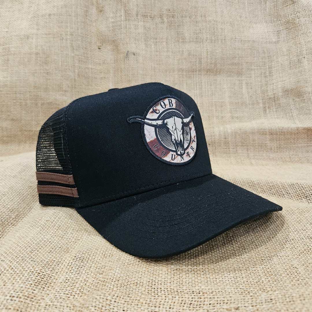 Trucker Hat - Hunter Cowhide