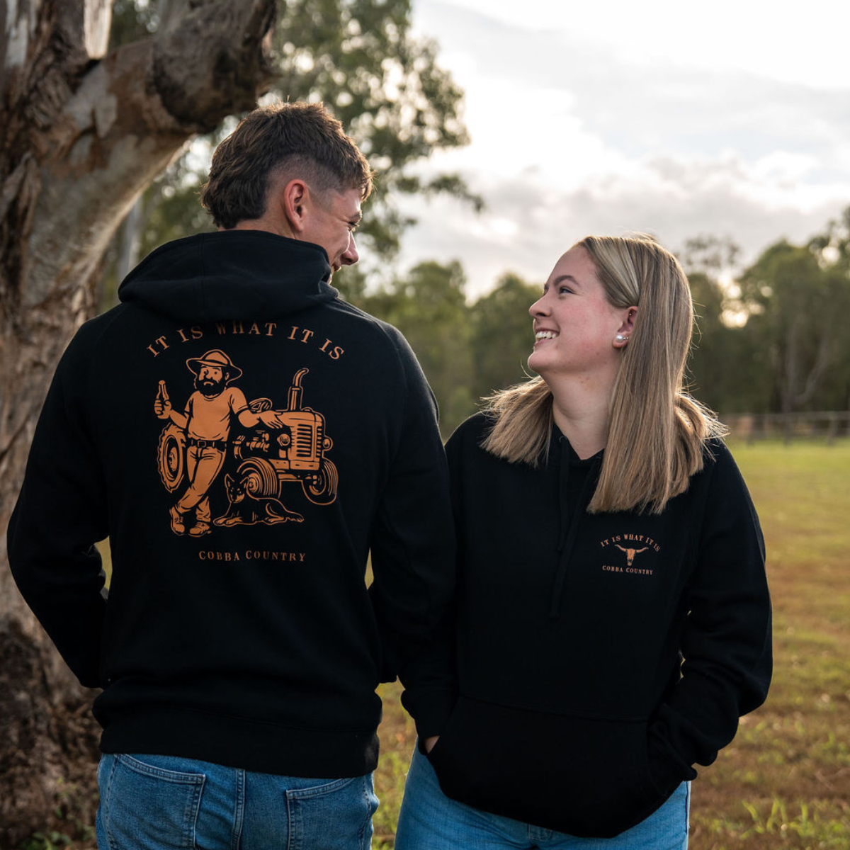 Men's "It is what it is" Hoodie - Black