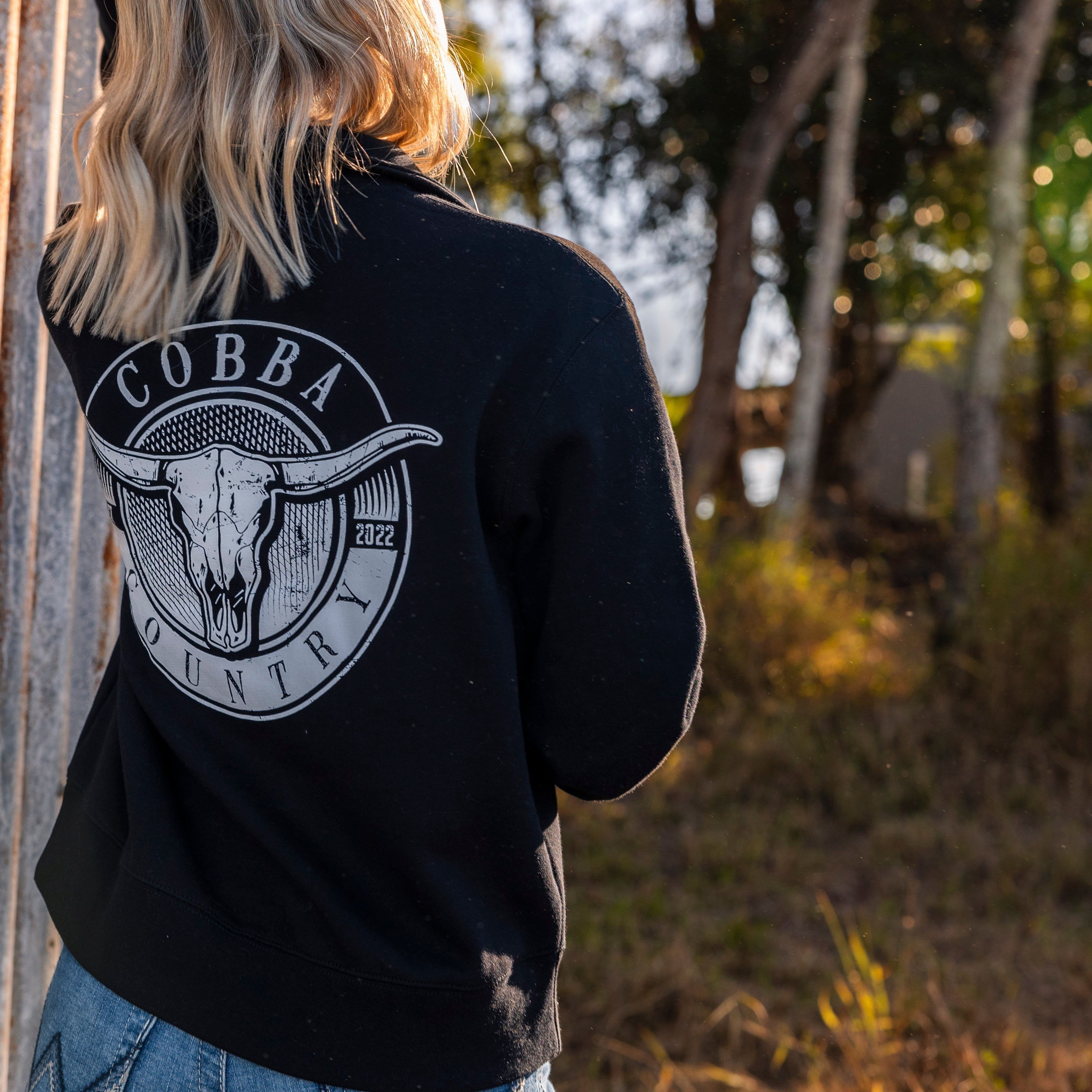 Half-Zip Jumper (Unisex) - Black