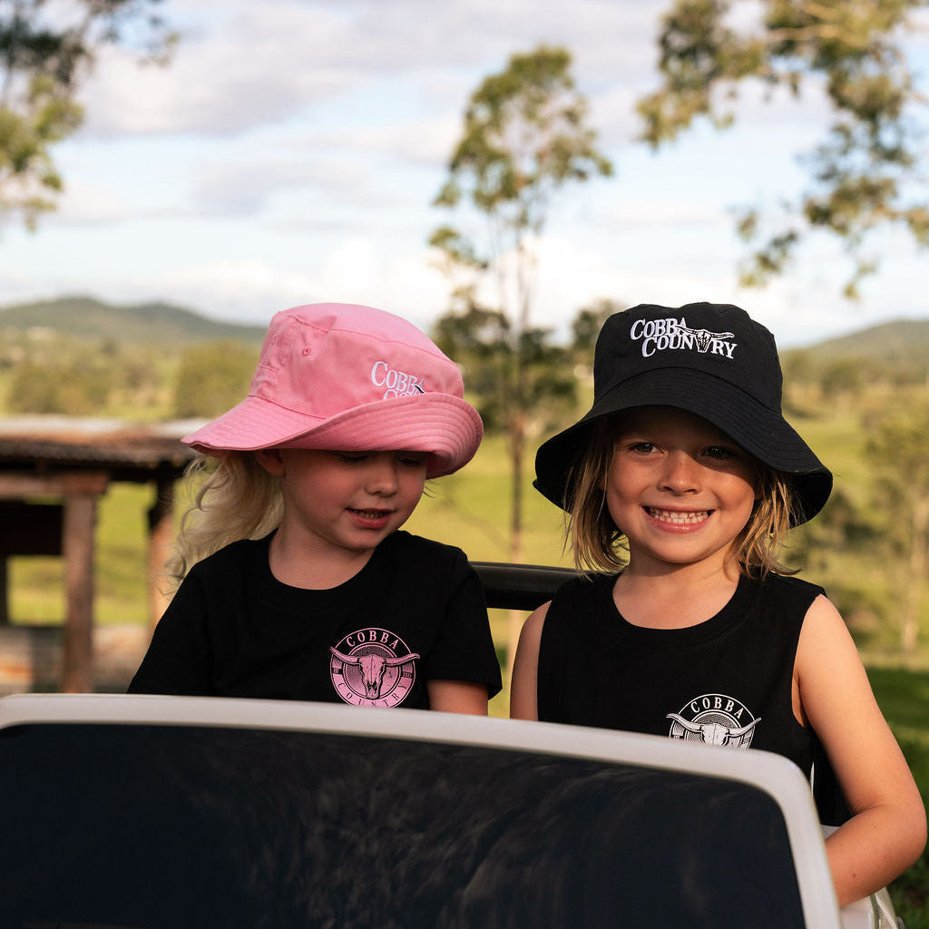 Kid's Bucket Hat (Adjustable Toggle)