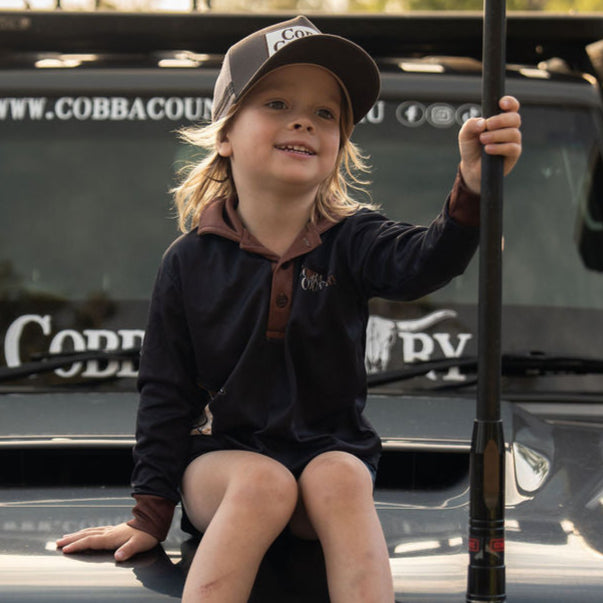 Kid's Fishing Shirt - Cowhide