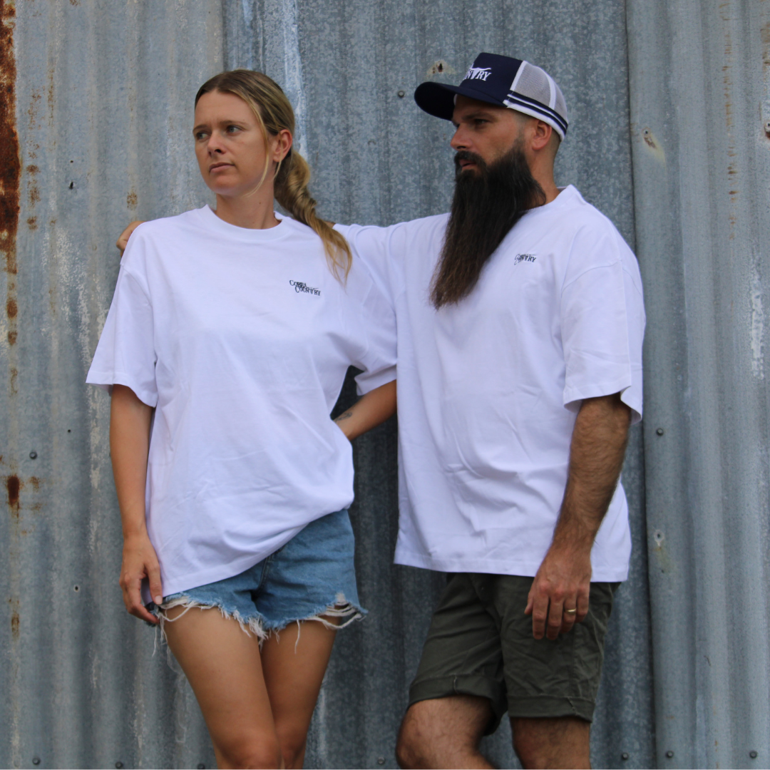 Cobba Country Signature Big White tee