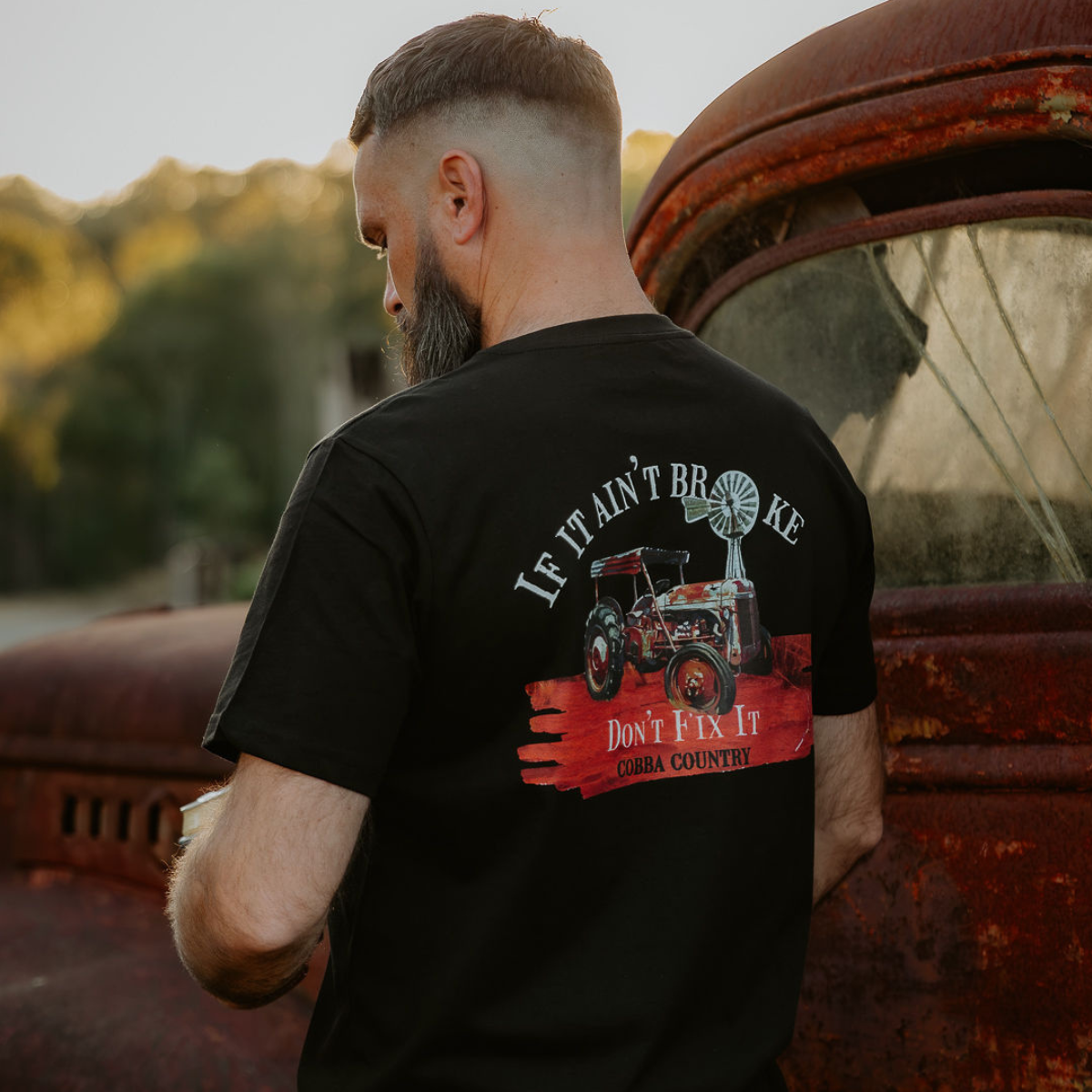 Men's If It Ain't Broke Don't Fix It Tee - Black