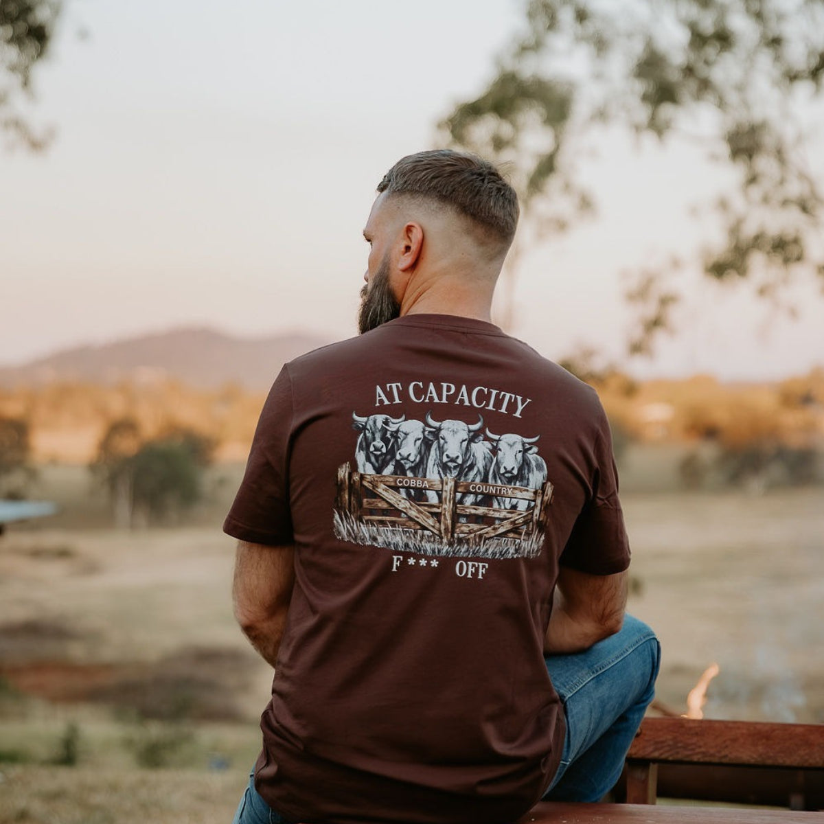 Men's At Capacity Tee - Brown