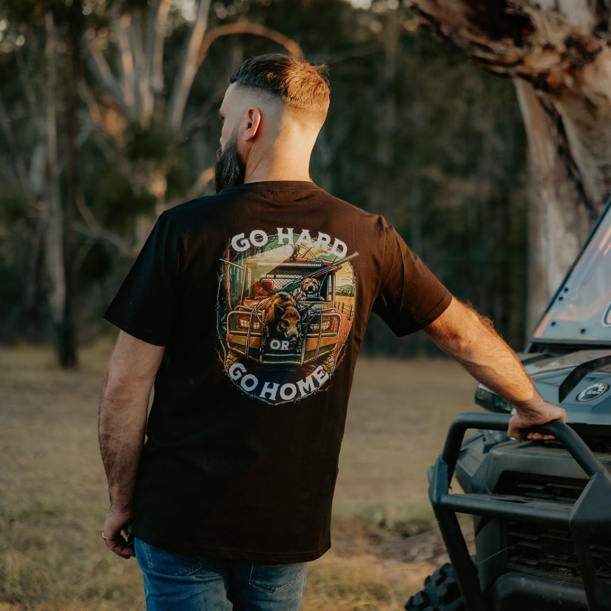 Men's Go Hard Or Go Home Tee - Black