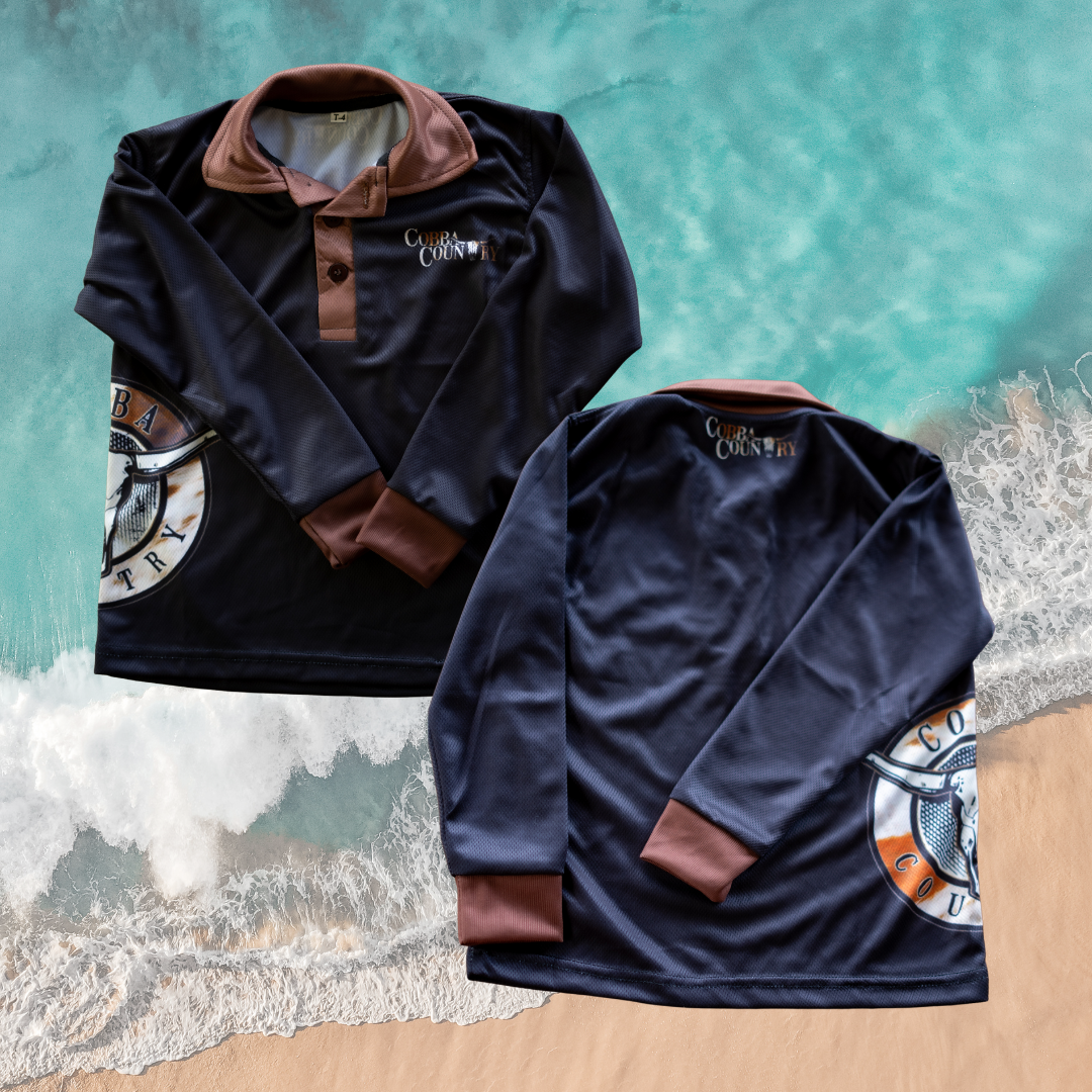 Kid's Fishing Shirt - Cowhide