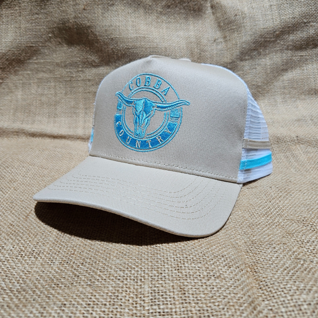 Trucker Hat - Hunter Tan & Blue