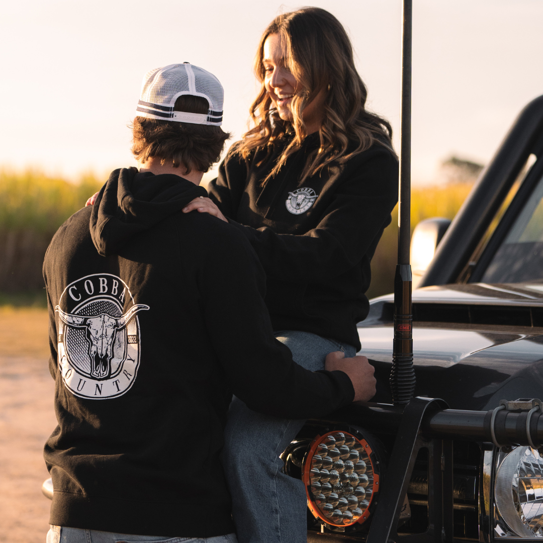 Hunter Hoodie - Black & White