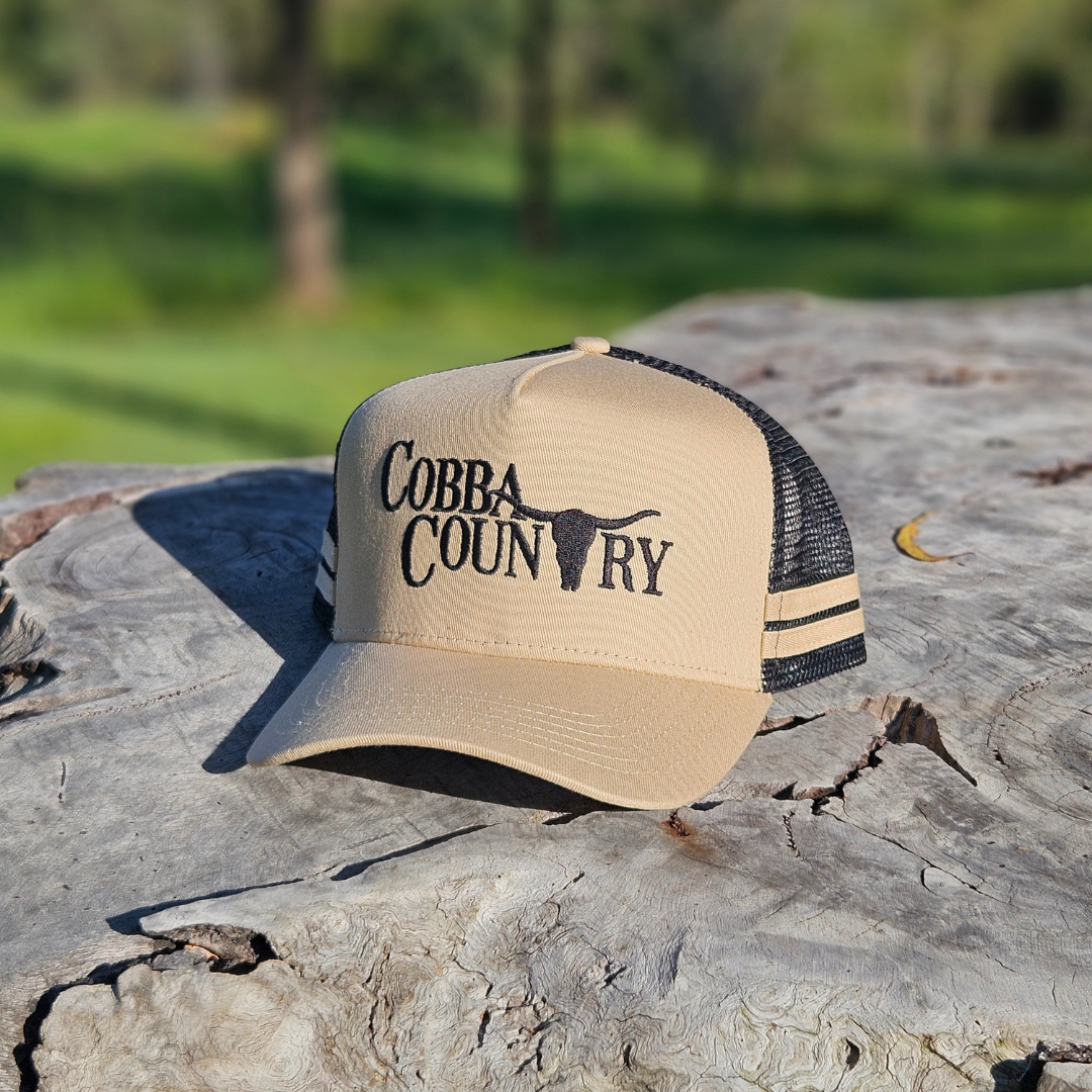 Trucker Hat - Signature Tan & Black