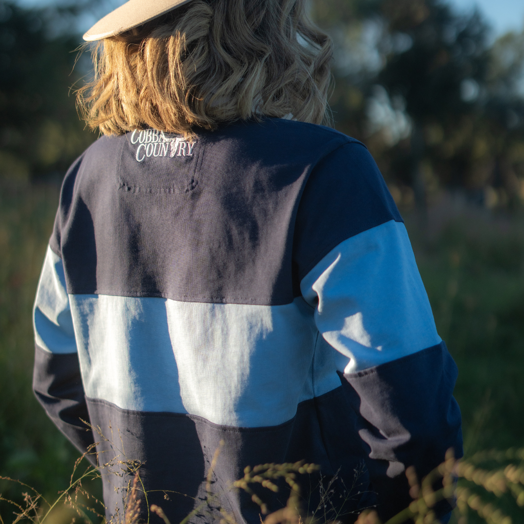 Women's Rugby Jersey - Navy & Blue