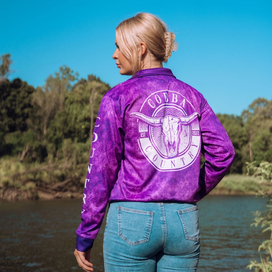 Fishing Shirt - Purple