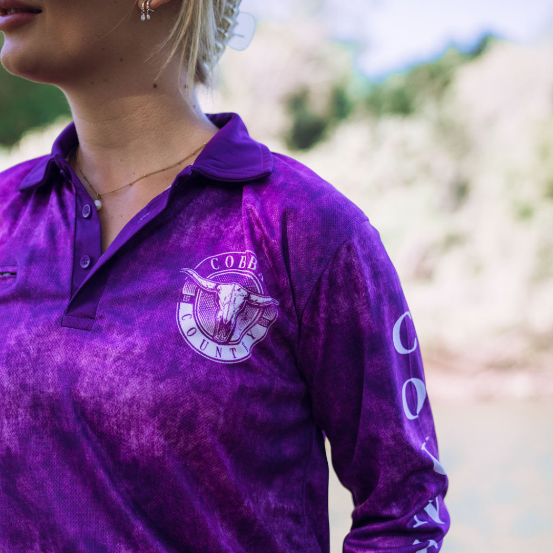 Fishing Shirt - Purple