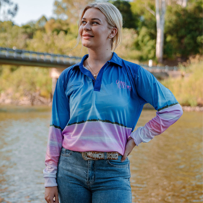 Fishing Shirt - Pink Lake