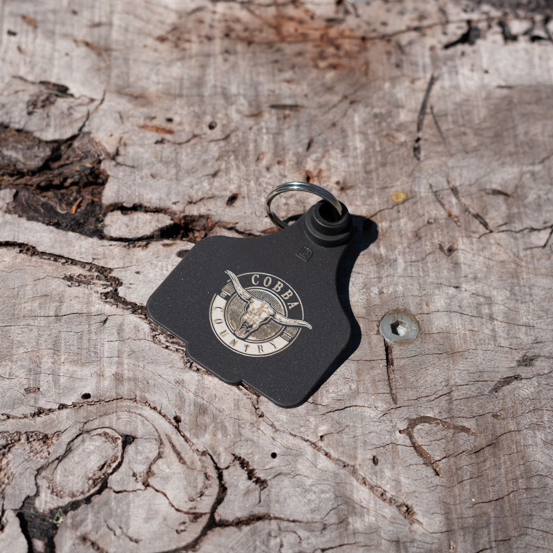 Cattle Tag Key Ring