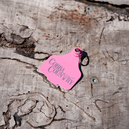 Cattle Tag Key Ring