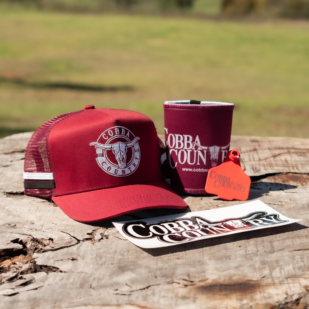 Bundle - Hunter Burgundy & White