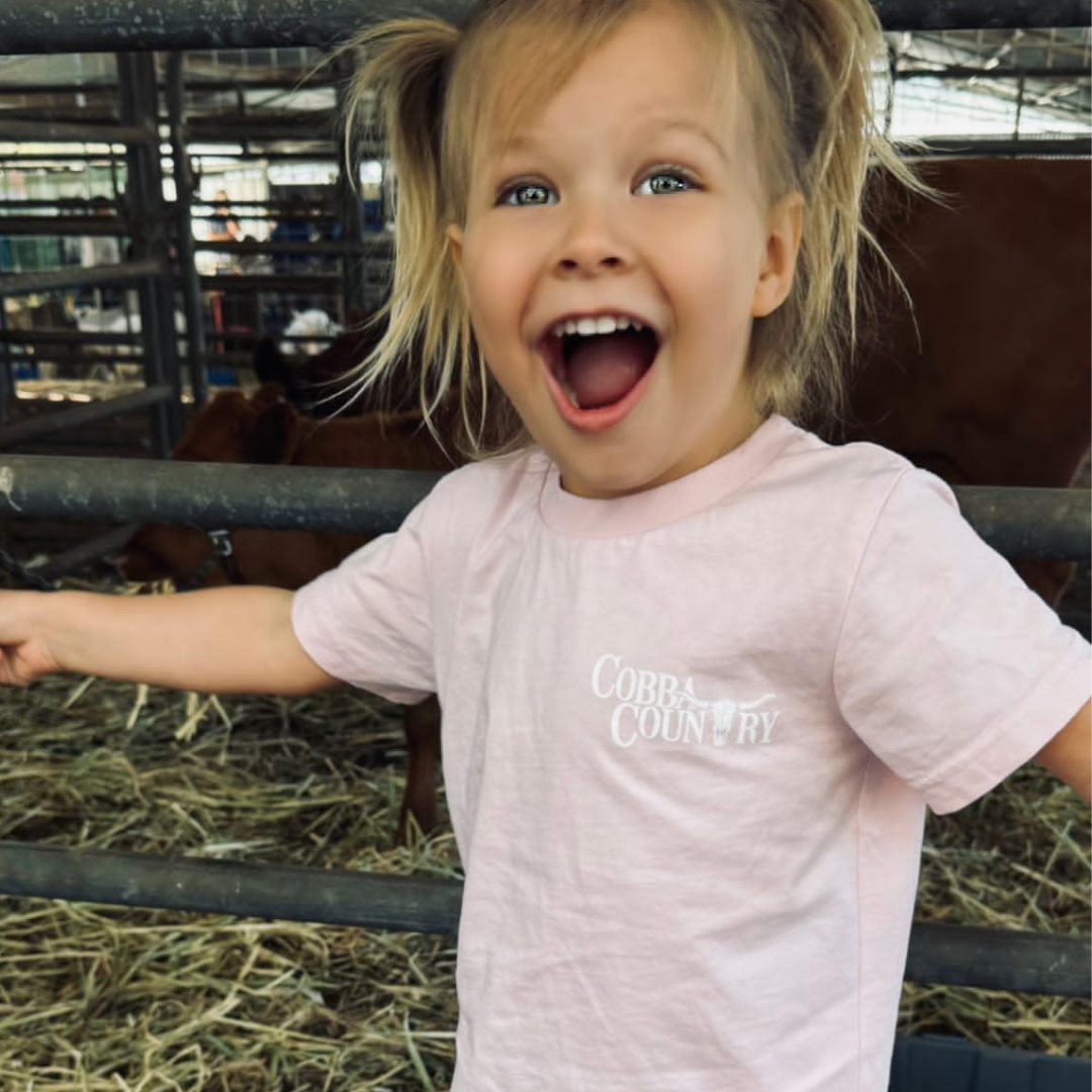 Kid's Signature Tee - Pink