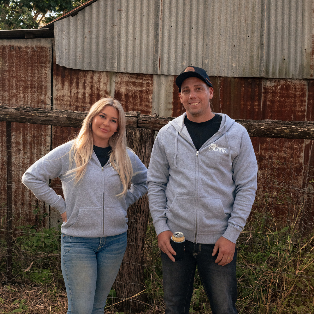 Signature Full Zip Hoodie - Grey