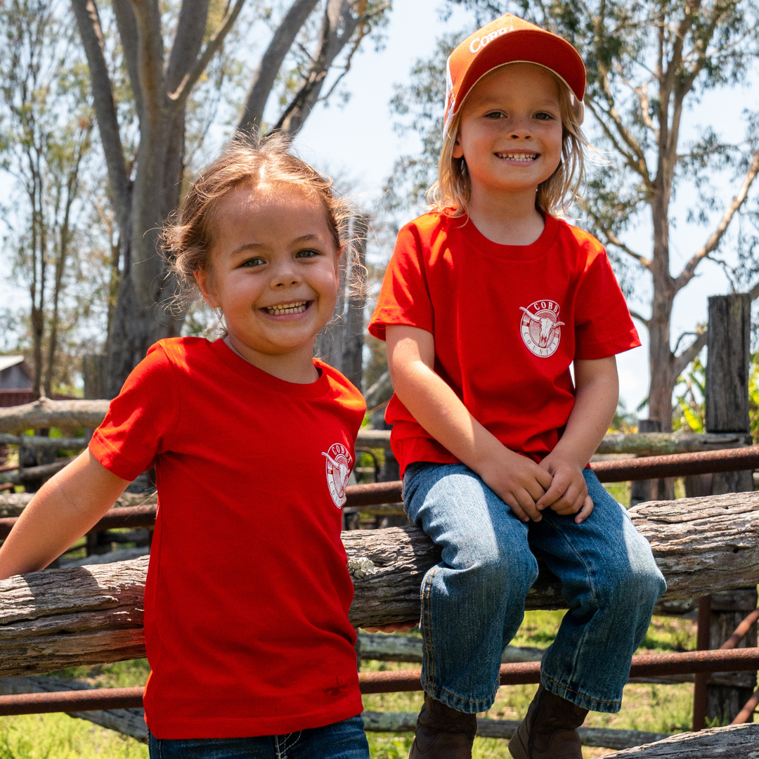 Kid's Hunter Tee - Red