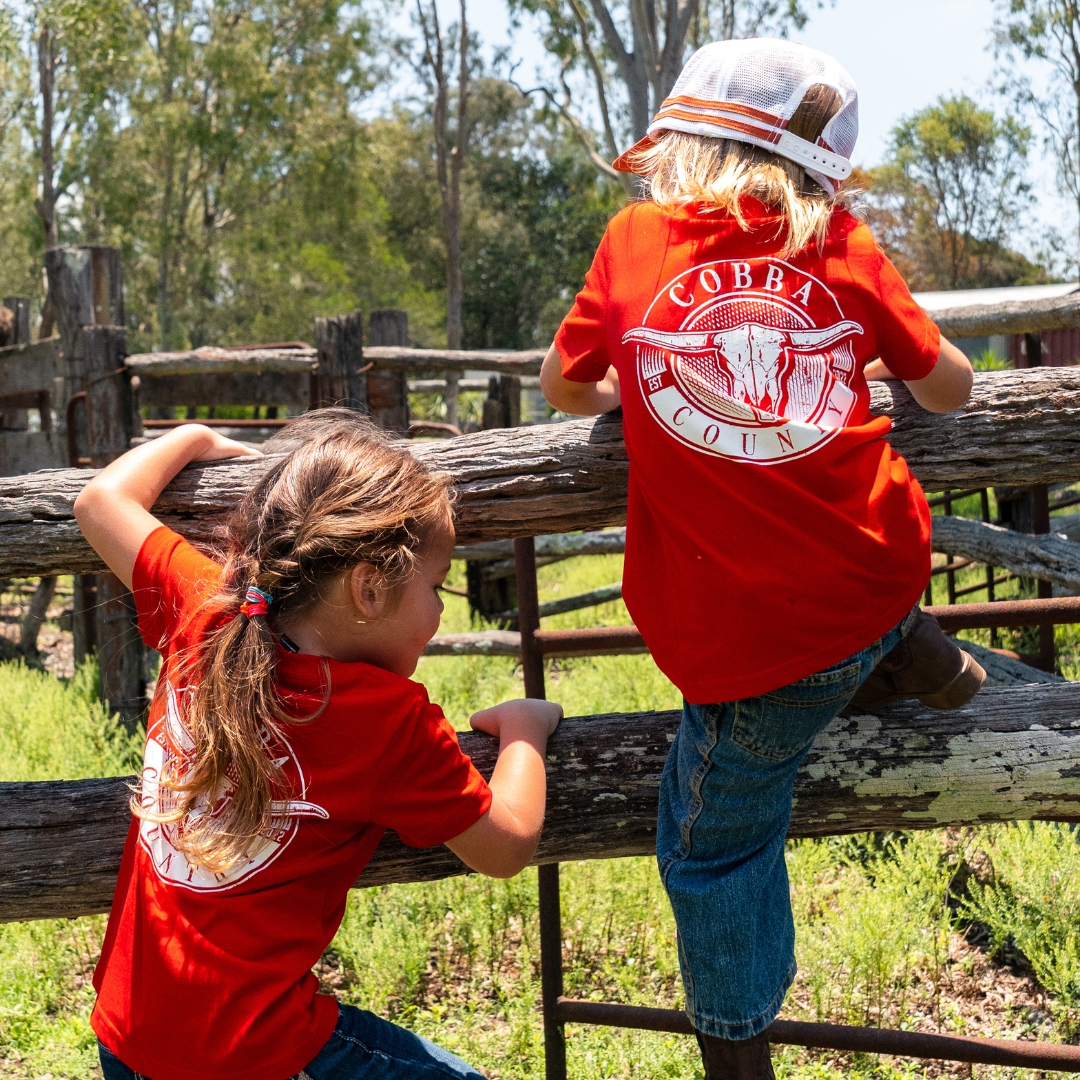 Kid's Hunter Tee - Red