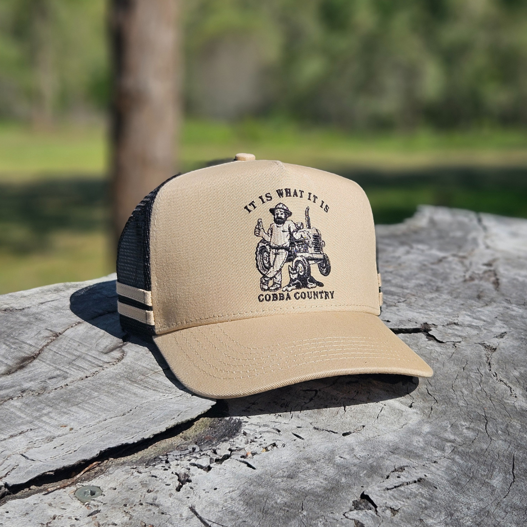 Trucker Hat - It Is What It Is Tan