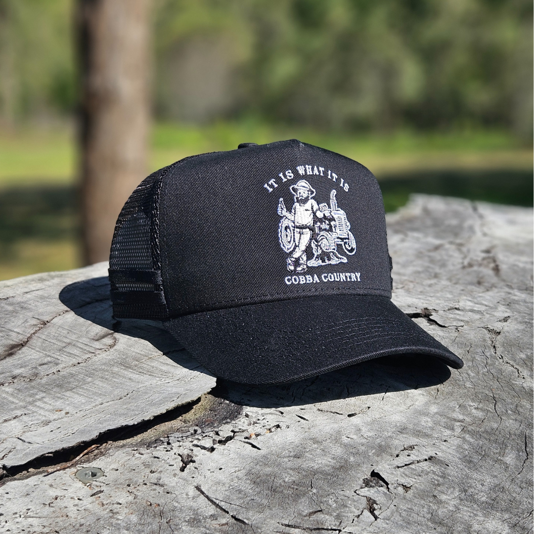 Trucker Hat - It Is What It Is Black