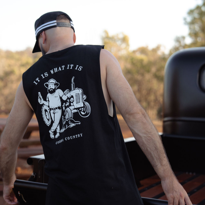 Men's It Is What It Is Tank - Black