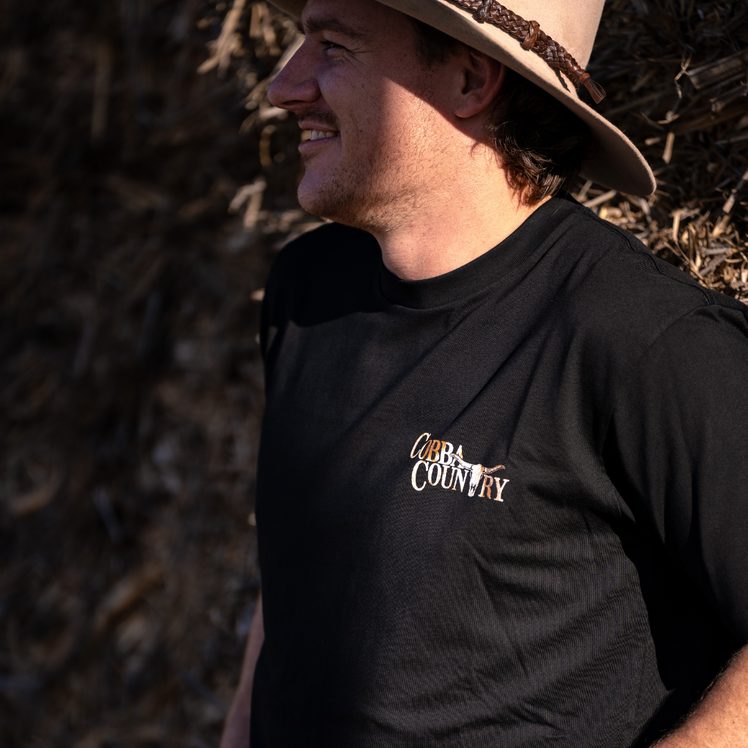 cobba_country_mens_signature_tee_front_cowhide_brown_pattern_casual.jpg
