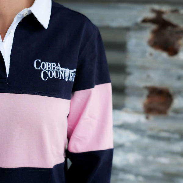 Women's Rugby Jersey Navy Pink – Cobba Country