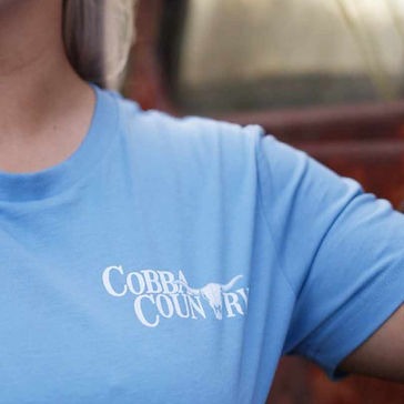 cobba_country_womens_signature_tee_front_blue_cotton_casual_womens_apparel.jpg
