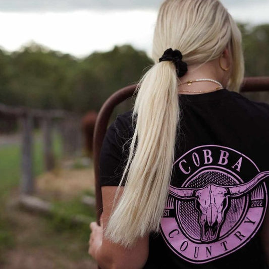 Women's Hunter Tee - Black & Pink