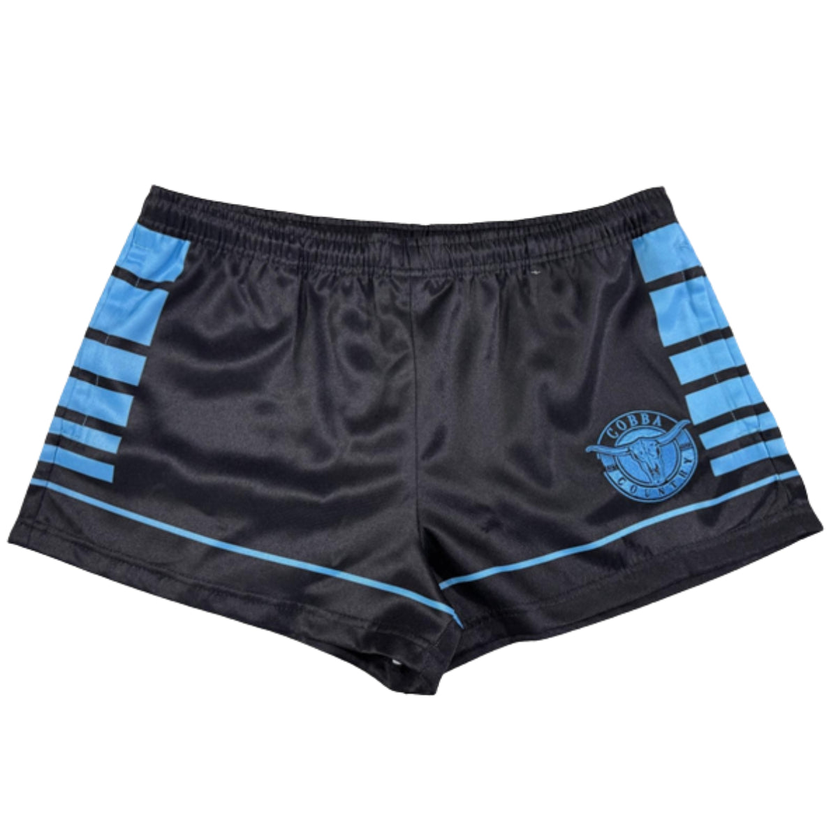Footy Shorts (with zip pockets) - Blue